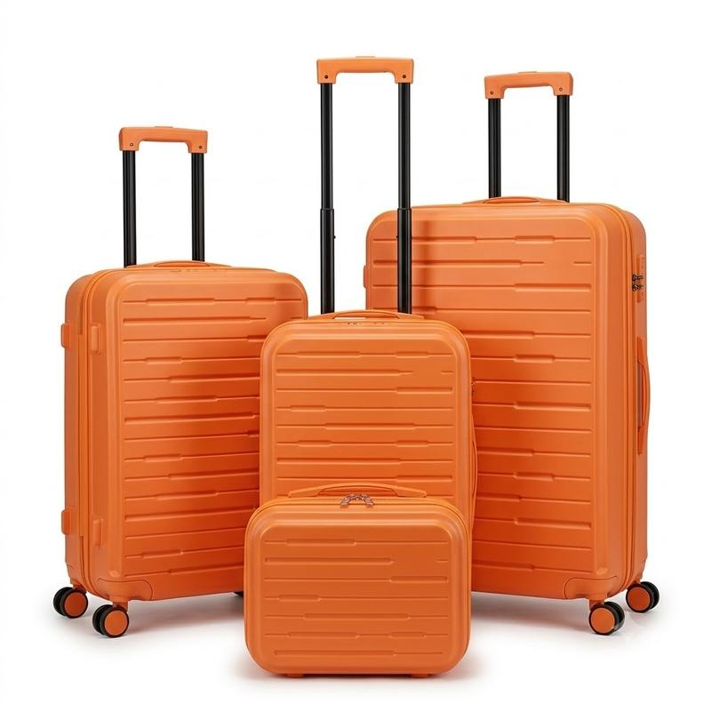 4-piece hard-shell luggage set