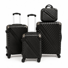 4-piece hard-shell luggage set